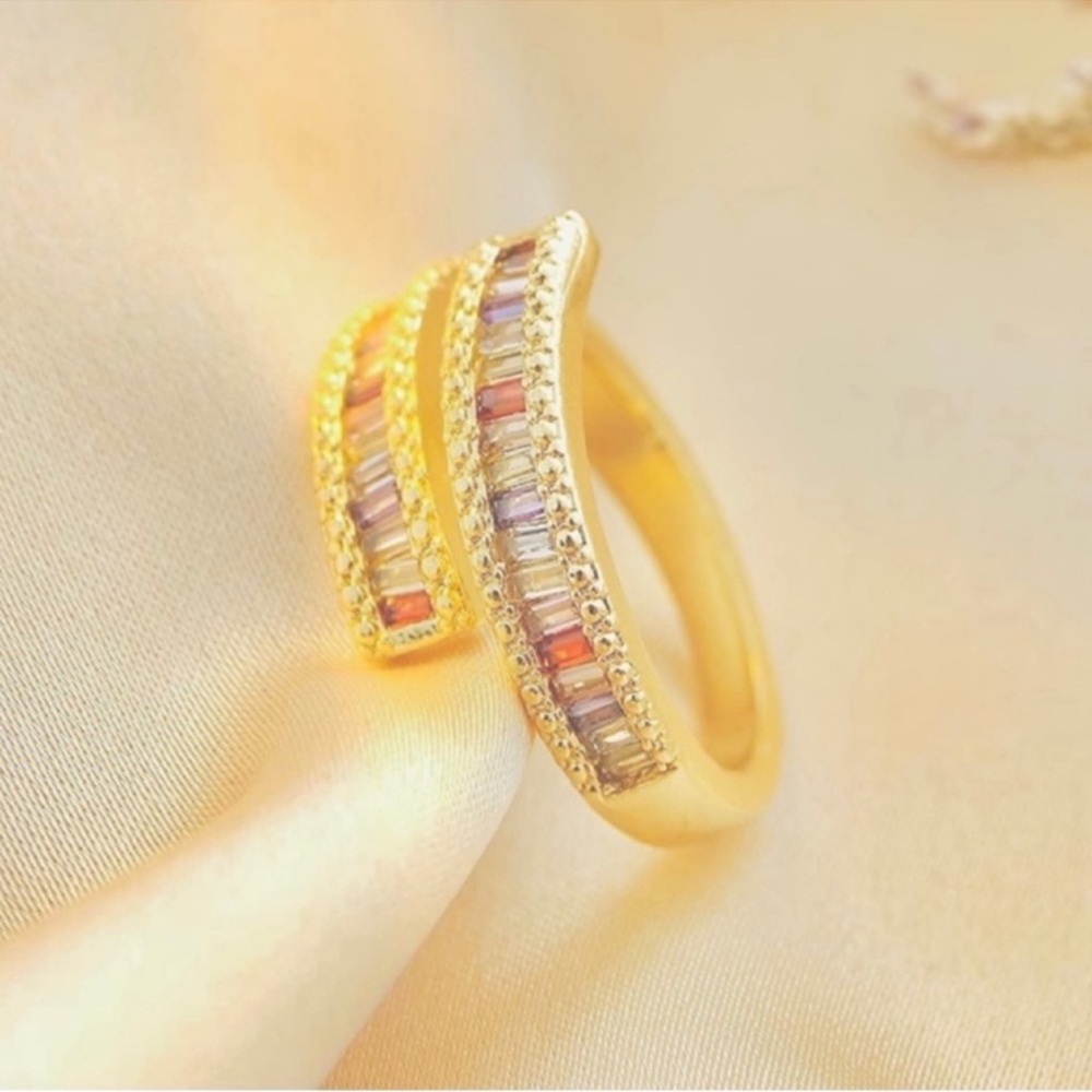 NIB Arvino Amethyst 18k Gold wrap svelte wrap ring - Picture 9 of 14
